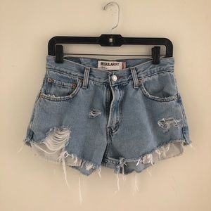 High waist VINTAGE 505 Levi cutoffs W 30/ L 30